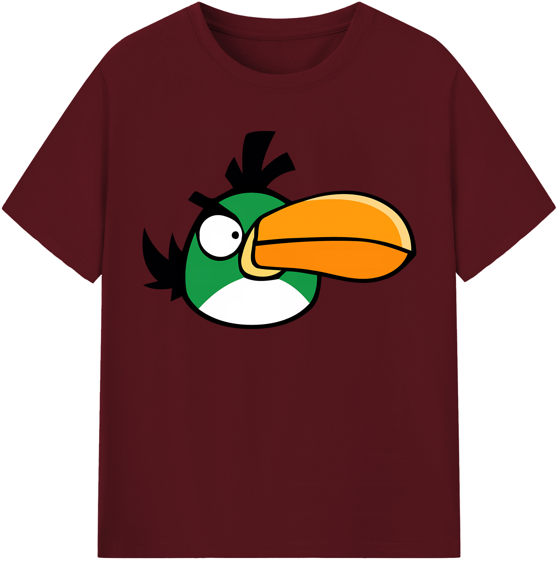 （画像用） Angry Birds アングリーバード 綿100％半袖Tシャツ（フロントプリント）